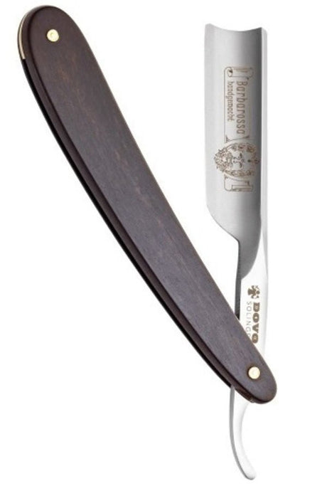 DOVO open scheermes Barbarossa carbonstaal Ebbenhout 5/8" - Manandshaving - DOVO