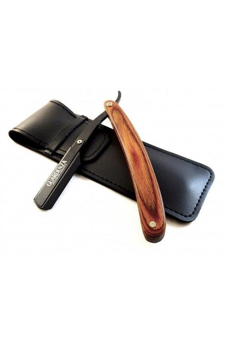 Guardenza shavette scheermes met etui - Manandshaving - Guardenza