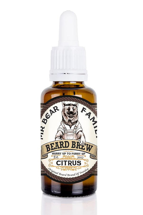 Mr Bear Family baardolie Beard Brew Citrus 30ml - Manandshaving - Mr Bear Family