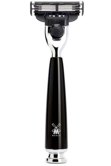 Muhle RYTMO scheermes Mach3 zwart - Manandshaving - Muhle