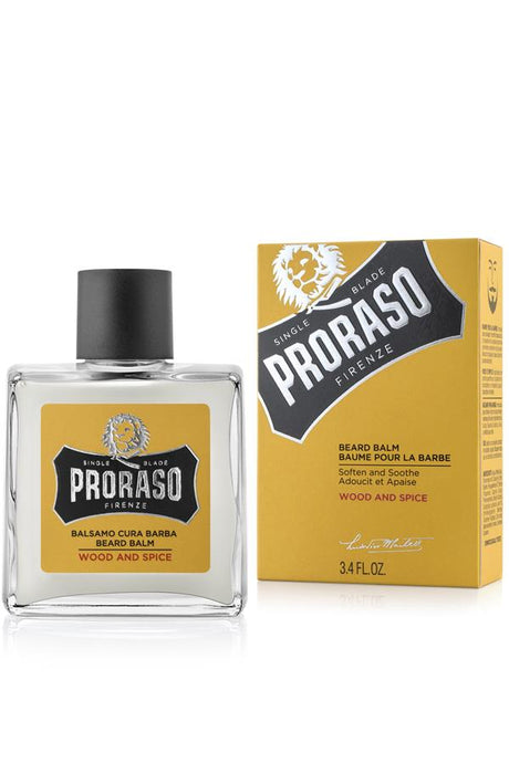 Proraso Single Blade baardbalm Wood & Spice 100ml - Manandshaving - Proraso