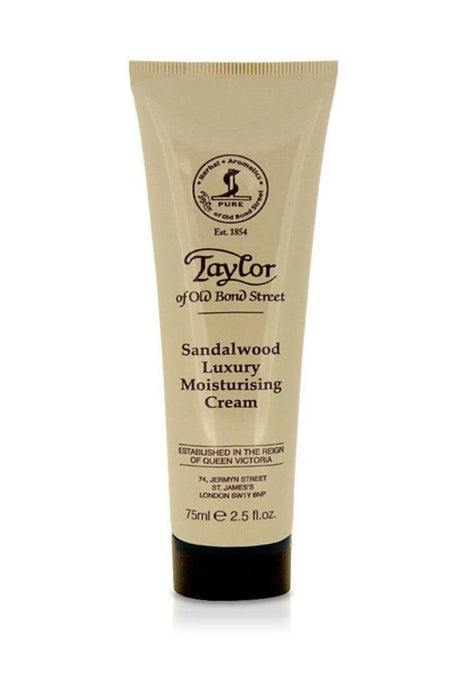 Taylor of Old Bond Str. moisturiser Sandelhout 75ml - Manandshaving - Taylor of Old Bond Street