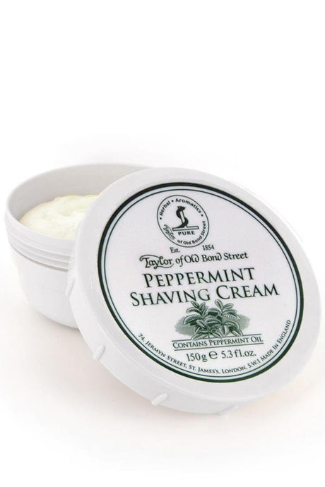 Taylor of Old Bond Str. scheercrème Pepermunt 150gr - Manandshaving - Taylor of Old Bond Street