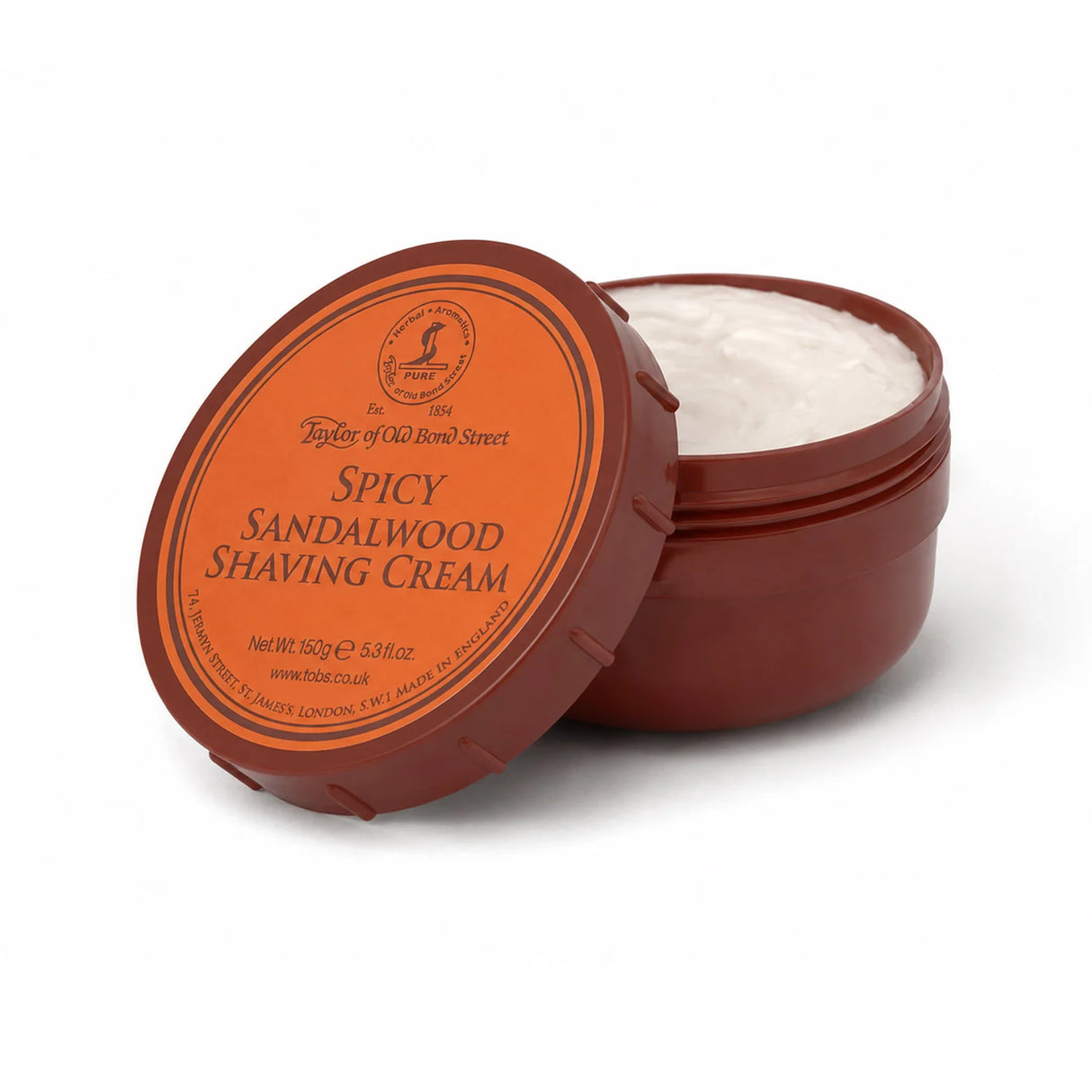 Taylor of Old Bond Street Shaving Cream Spicy Sandalwood 150gr