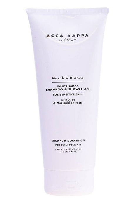 Acca Kappa shampoo + douchegel White Moss 200ml - Manandshaving - Acca Kappa