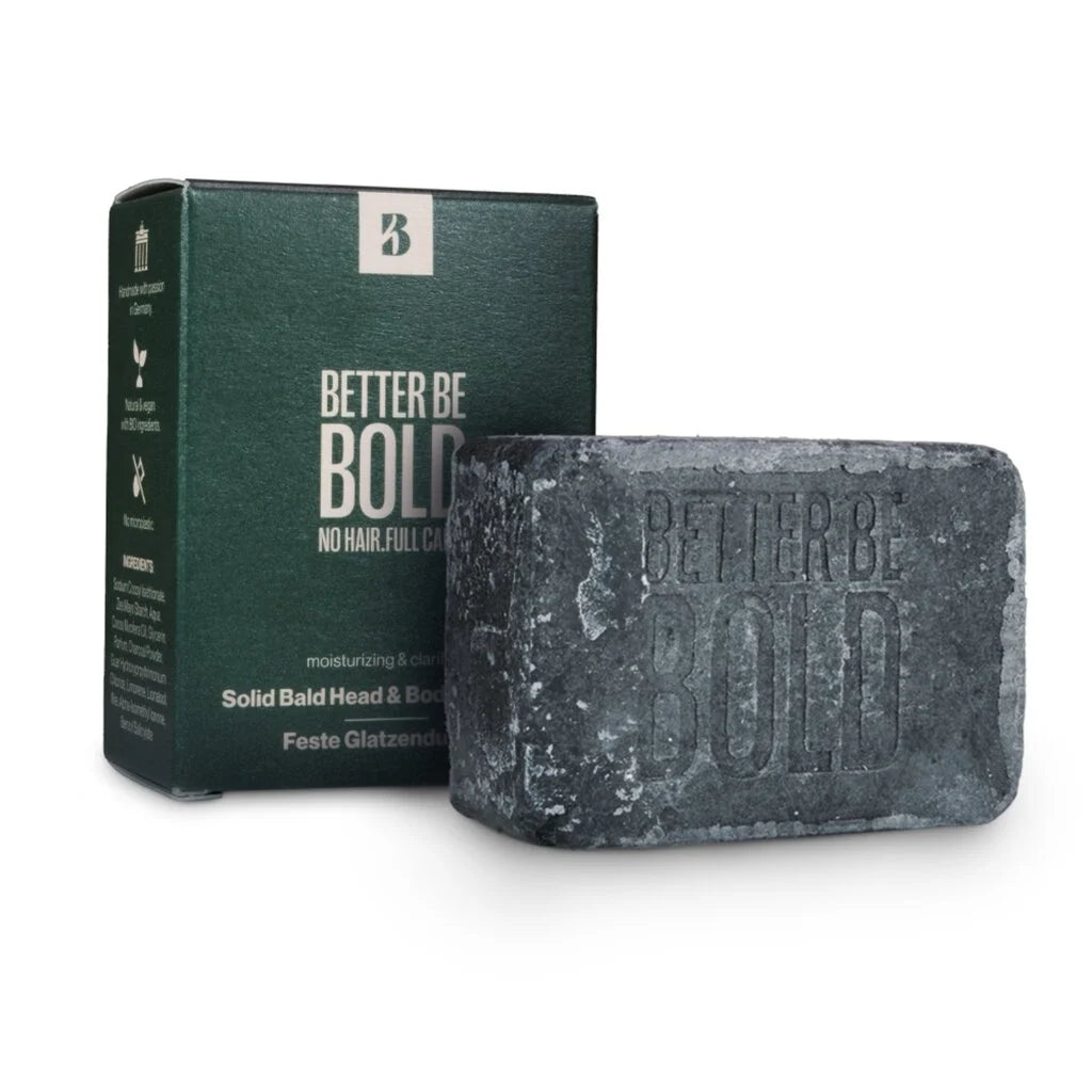 Better be Bold Solid Bald Head & Body Wash Bar 110gr - Manandshaving - Better be Bold