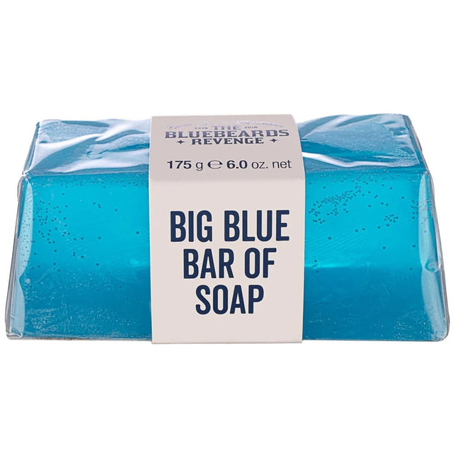 Bluebeards Revenge Big Blue Bar of Soap for Blokes badzeep 175gr - Manandshaving - Bluebeards Revenge