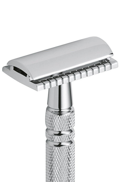 Boker double edge safety razor Boraso Chroom - Manandshaving - Boker