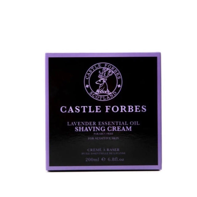 Castle Forbes scheercrème Lavendel 200ml - Manandshaving - Castle Forbes