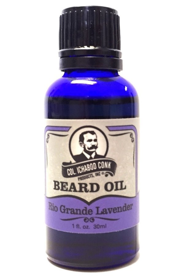 Colonel Ichabod Conk baardolie Rio Grande Lavender 30ml - Manandshaving - Col. Ichabod Conk