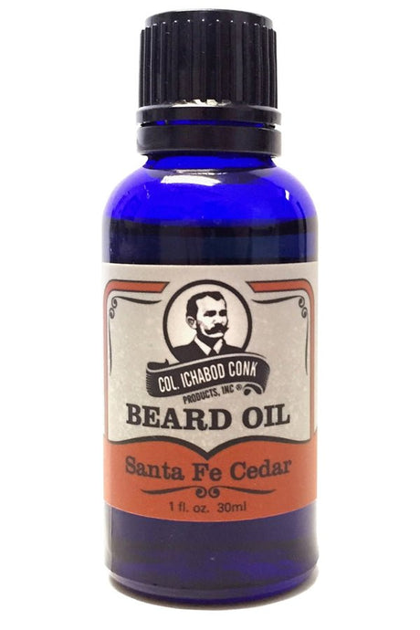 Colonel Ichabod Conk baardolie Santa Fe Cedar 30ml - Manandshaving - Col. Ichabod Conk