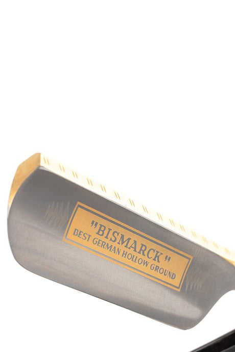 DOVO open scheermes 2-Bismarck 24k verguld 6/8" - 10681082 - Manandshaving - DOVO