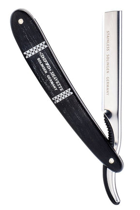 DOVO shavette scheermes Ebbenhout handvat - Manandshaving - DOVO