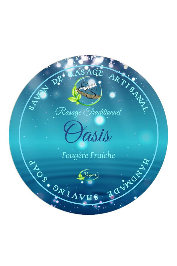 E & S Rasage vegan scheercrème OASIS 125gr - Manandshaving - E & S Rasage Traditionnel