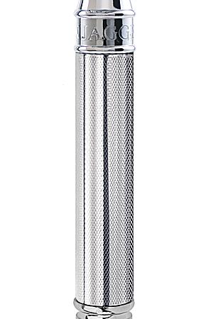 Edwin Jagger double edge safety razor Knurled Grip chroom - Manandshaving - Edwin Jagger