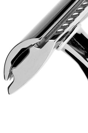 Edwin Jagger double edge safety razor Octagonal zwart chroom - Manandshaving - Edwin Jagger