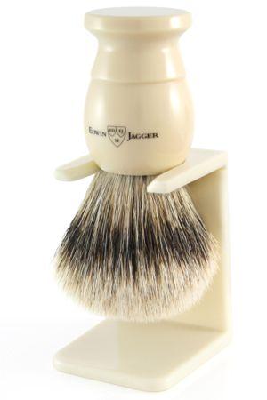 Edwin Jagger scheerkwast synthetische haar wit M - Manandshaving - Edwin Jagger