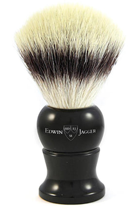 Edwin Jagger scheerkwast synthetische haar zwart M - Manandshaving - Edwin Jagger