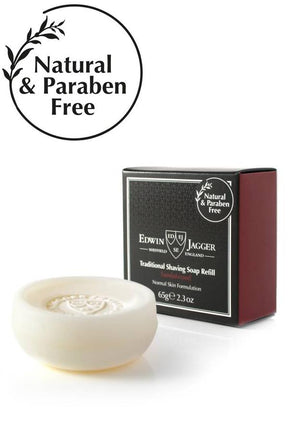 Edwin Jagger scheerzeep Sandelhout navulling 65gr - Manandshaving - Edwin Jagger SkinCare