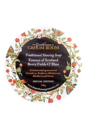 Essence of Scotland scheerzeep Berry Fields O' Blair 140gr - Manandshaving - Essence of Scotland