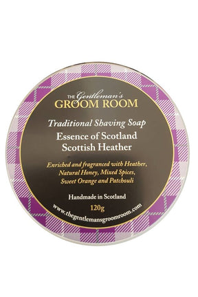 Essence of Scotland scheerzeep Scottish Heather 120gr - Manandshaving - Essence of Scotland