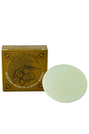 Geo F Trumper scheerzeep Kokosolie navulling 80gr - Manandshaving - Geo F Trumper