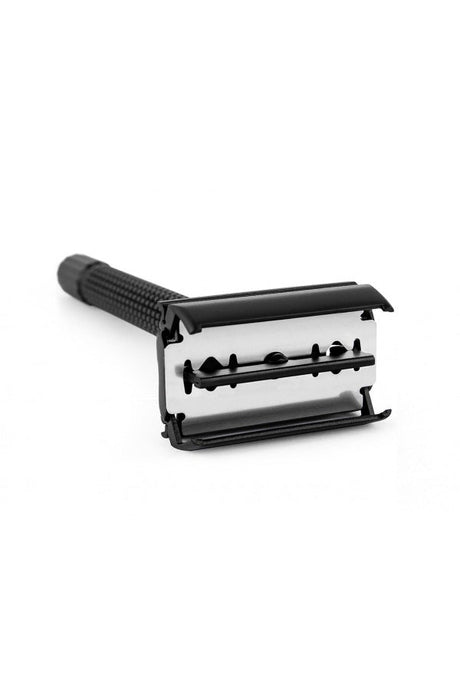 Guardenza safety razor vlindersluiting matzwart - Manandshaving - Guardenza