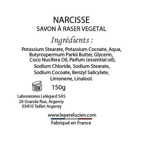 Le Pere Lucien scheercrème Narcisse 150gr - Manandshaving - Le Pere Lucien