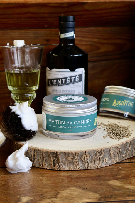 Martin de Candre scheerzeep Absinthe 200gr - Manandshaving - Martin de Candre