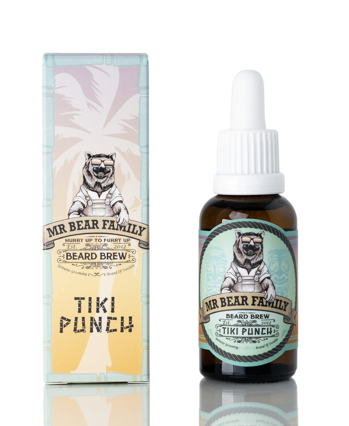 Mr Bear Family baardolie Beard Brew Tiki Punch 30ml - Manandshaving - Mr Bear Family