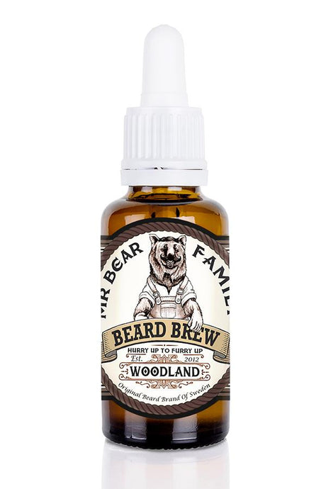 Mr Bear Family baardolie Beard Brew Woodland 30ml - Manandshaving - Mr Bear Family