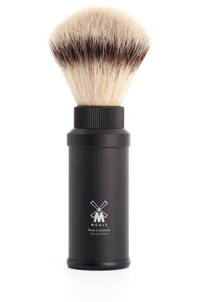 Muhle reisscheerkwast synthetisch haar zwart - Manandshaving - Muhle