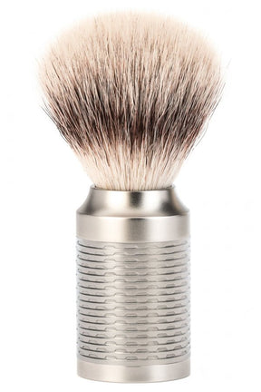 Muhle scheerkwast synthetisch haar ROCCA RVS - Manandshaving - Muhle