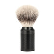 Muhle scheerkwast synthetisch haar ROCCA RVS zwart - Manandshaving - Muhle