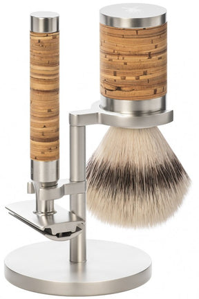 Muhle scheerset ROCCA S31M95SR- Synthetisch - RVS Berkenschors - Manandshaving - Muhle