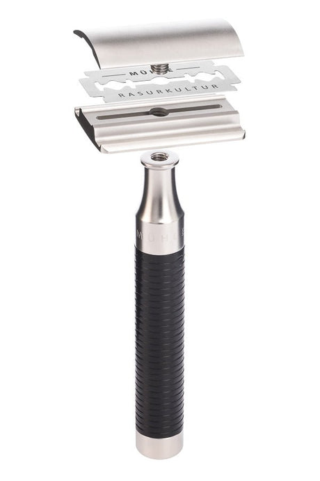 Muhle scheerset ROCCA S31M96SR - Synthetisch - RVS matzwart - Manandshaving - Muhle