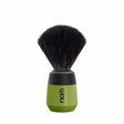 nom MAX scheerkwast synthetisch haar olijfgroen - Manandshaving - nom