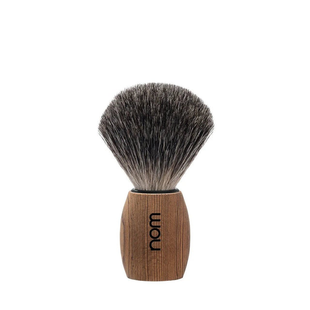 nom OLE scheerkwast dassenhaar essenhout - Manandshaving - nom