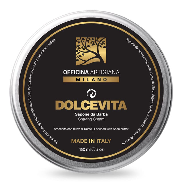 Officina Artigiana Milano scheercrème DolceVita 150ml - Manandshaving - Officina Artigiana Milano