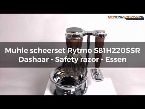 Muhle Shaher Set Rytmo S81H220SSR - Dassenhaar - Safety Razor - Essen