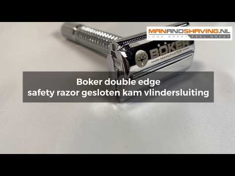 Boker Double Edge Safety Razor Closed Kam Butterfly Clock