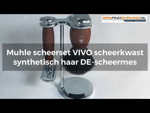 Muhle shaving set Vivo S21H331SR - Synthetic - Safety razor - Plum