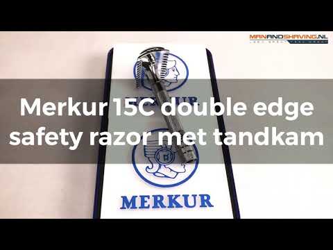 Merkur 15c Rasoir de sécurité à double bord avec pavillon