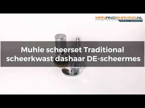 Muhle shaving set Traditional S091M89SR - Badger hair - Safety razor