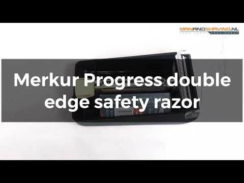 Merkur 50C Progress double edge safety razor in cardboard box