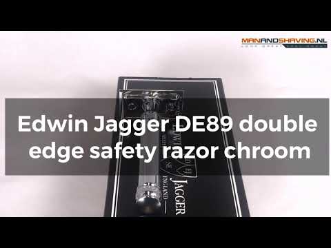 Edwin Jagger DE89 double edge safety razor chroom