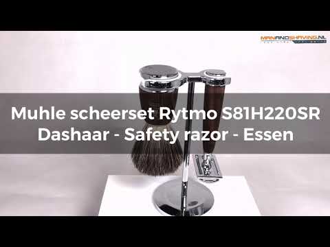 Muhle Shaher Set Rytmo S81H220SR - Dassenhaar - Safety Razor - Essen