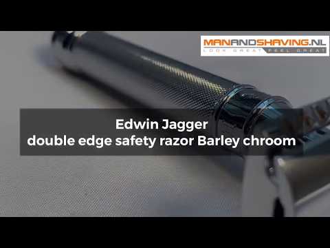 Edwin Jagger Double Edge Safety Razor Barley Chrome