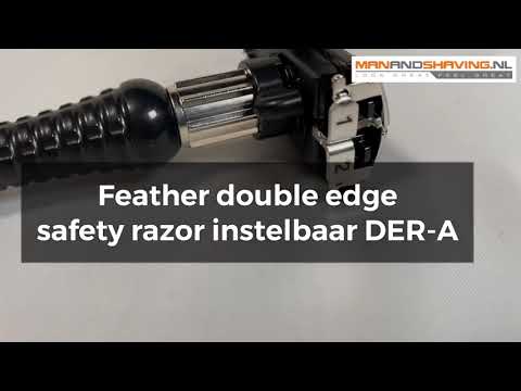 Feather Double Edge Safety Razor adjustable Der-A