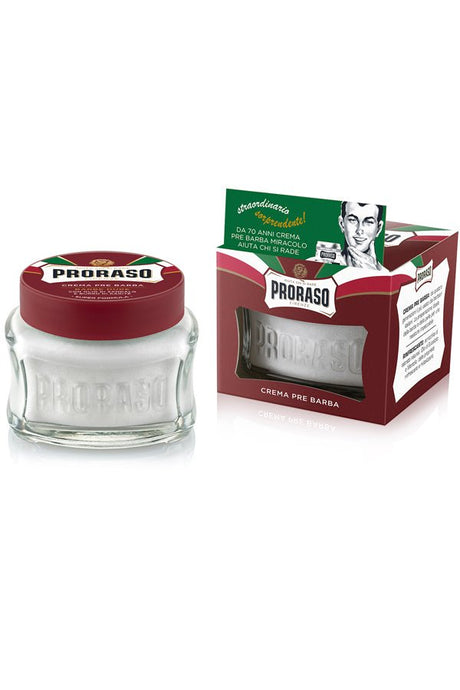 Proraso pre-shave crème voor zware baardgroei 100ml - Manandshaving - Proraso